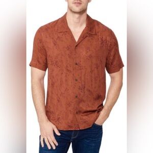 Paige Landon Men’s Shirt In Cherry Cola Sz S